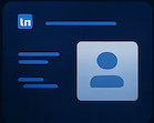 LinkedIn profile card